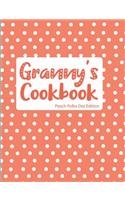 Granny's Cookbook Peach Polka Dot Edition