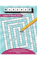 MARKRAH LETTER-ROW PUZZLES Letters & Words, Book 1