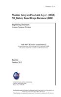 Modular Integrated Stackable Layers (Misl) Mi_battery Board Design Document (Bdd)