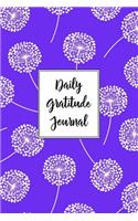 Gratitude Journal Dandelions Pattern 6