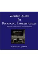 Valuable Quotes for Financial Professionals