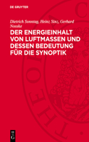Der Energieinhalt Von Luftmassen Und Dessen Bedeutung Für Die Synoptik
