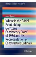 Where Is the Gödel-Point Hiding: Gentzen's Consistency Proof of 1936 and His Representation of Constructive Ordinals: Gentzen's Consistency Proof of 1936 and His Representation of Constructive Ordinals