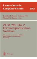 Zum '98: The Z Formal Specification Notation