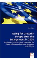 Going for Growth? Europe after the Enlargement in 2004 - Consequences of Economic Integration for Eastern European Countries, Businesses and Citizens