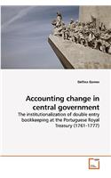 Accounting change in central government