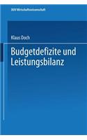 Budgetdefizite Und Leistungsbilanz