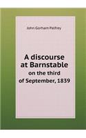 A discourse at Barnstable on the third of September, 1839: (English)