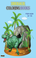 Dinosaur coloring books for kids 2-10