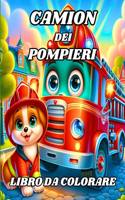 Camion dei Pompieri Libro da Colorare