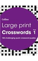 Large Print Crosswords Book 1