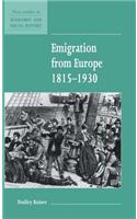 Emigration from Europe 1815-1930