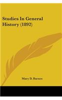 Studies In General History (1892)