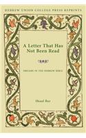 A Letter That Has Not Been Read