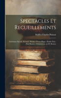 Spectacles Et Recueillements