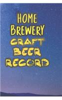 Home Brewery Craft Beer Record