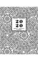 January - December - 2020 Weekly + Monthly Planner