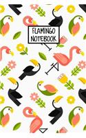 Flamingo Notebook: Blank Lined Journal Gift Perfect For Writing, Book: 102 Pages