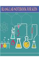 Blank Lab Notebook for Kids