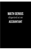 Math Genius Disguised as an Accountant