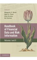 Handbook of Financial Data and Risk Information 2 Volume Hardback Set
