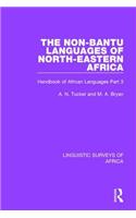 The Non-Bantu Languages of North-Eastern Africa