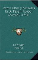 Decii Junii Juvenalis Et A. Persii Flacci Satyrae (1744)