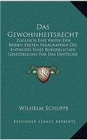 Gewohnheitsrecht