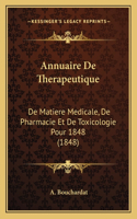 Annuaire De Therapeutique