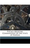 Pocket Register, Commandery of the State of Kansas