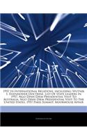 Articles on 1957 in International Relations, Including