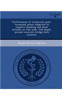 Performance of Transverse Post-Tensioned Joints Subjected to Negative Bending and Shear Stresses on Full Scale