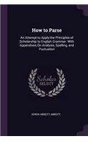 How to Parse