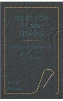 Ideas for Plain Sewing - National Federation of Women's Institutes