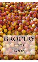 Grocery Lists Book
