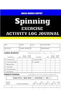 Spinning Exercise Activity Log Journal