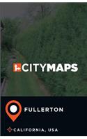 City Maps Fullerton California, USA