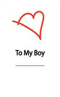 Gift NoteBook 'To my Boy' - NoteBook