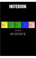 Notebook Snooker is my Science: Notizbuch Snooker Spruch Journal / DIN A5 - 6x9 Zoll 120 Seiten / Tagebuch und Notizheft für aktive Snookerspieler und Snooker Fans