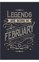 Legends Are Born in February