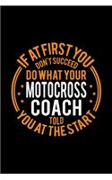 If At First You Don't Succeed Do What Your Motocross Coach Told You At The Start