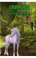 Unicorn Journal Notebook: Daily Journaling - Lined Paper Wide Ruled Notes Spark Your Imagination and Positive Thinking - Cute Unicorn Cover Print