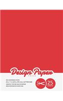 Red Scrapbook Paper