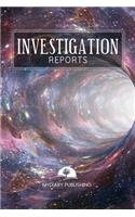 Investigation Reports Journal, Notebook. Format 6" X 9" - 100 blank pages with lines.: Perfect notebook for all your research.