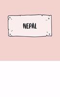 Nepal: Ruled Travel Diary Notebook or Journey Journal - Lined Trip Pocketbook for Men and Women with Lines