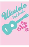 Notebook: Ukulele Notebook Homework Book Composition and Practice Tracker