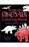 Dino Dad Dinosaur Coloring Book