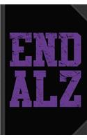 End Alz Journal Notebook: Blank Lined Ruled for Writing 6x9 120 Pages