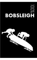 Bobsleigh Notebook: Blank Lined Bobsleigh Journal for Bobsleigher and Coach