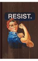 Rosie the Riveter Resist Journal Notebook